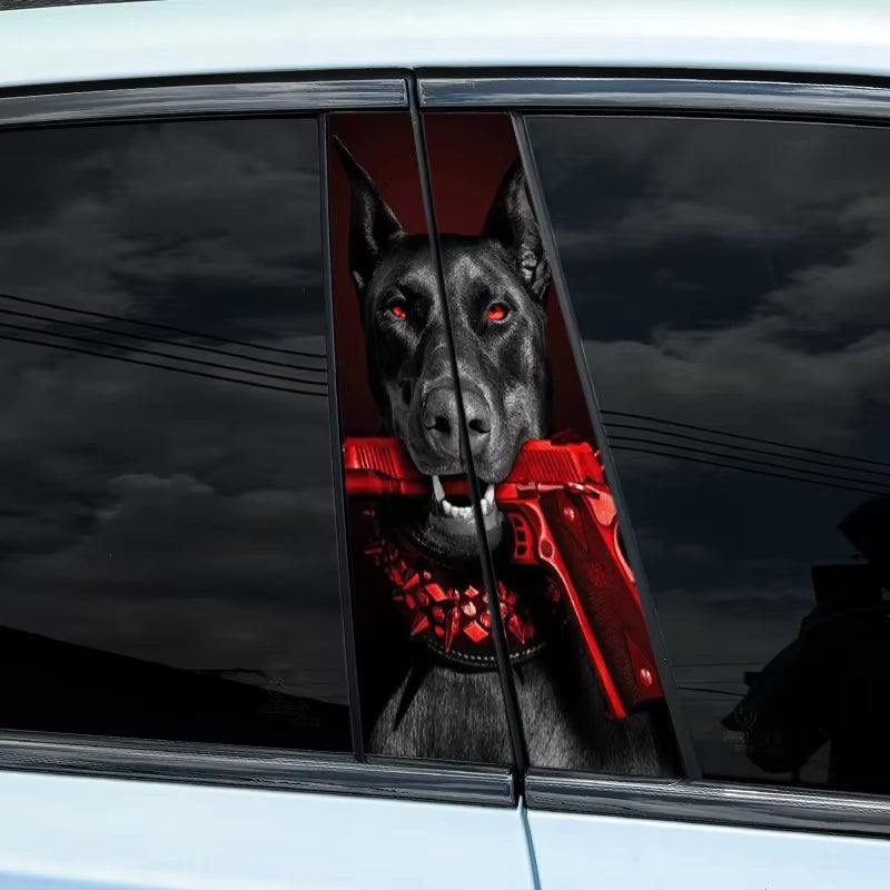 Doberman Car Stickers 