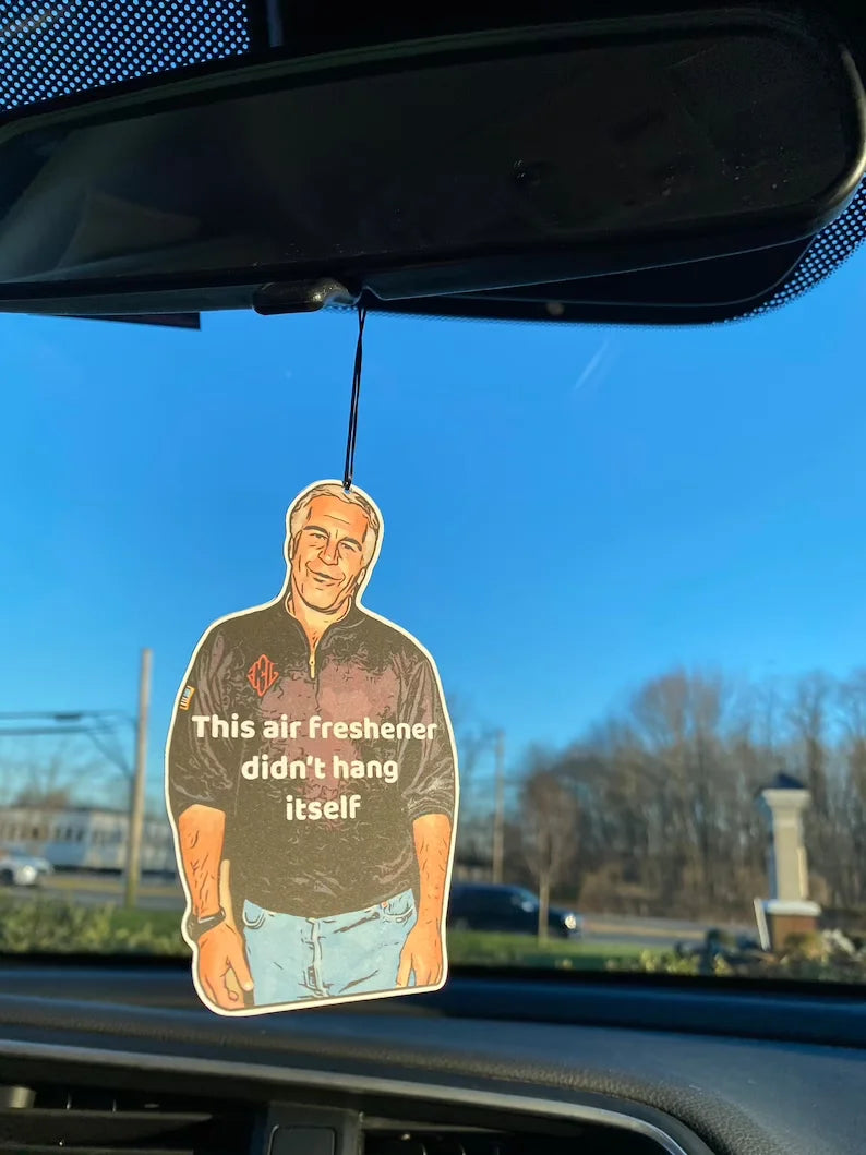 Jeffrey Epstein Car Air Freshener