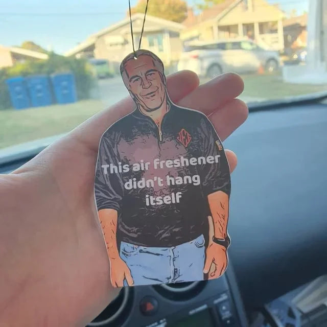 Jeffrey Epstein Car Air Freshener