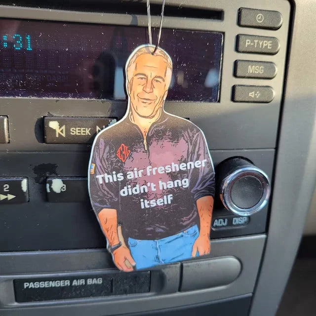 Jeffrey Epstein Car Air Freshener