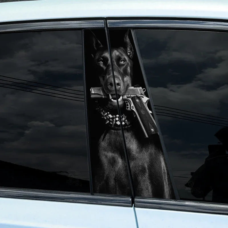 Doberman Car Stickers 