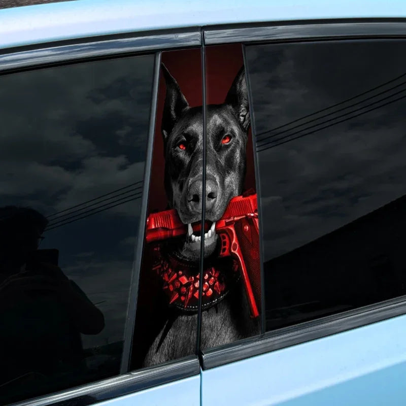 Doberman Car Stickers 