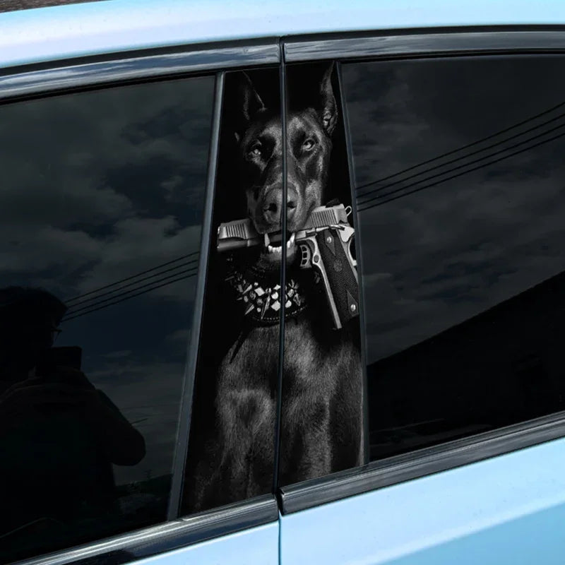 Doberman Car Stickers 